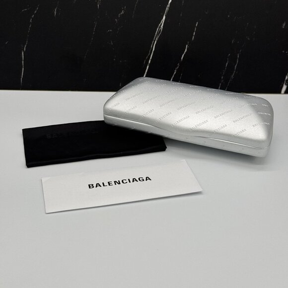 NEW BALENCIAGA BB0170O 003 CAT EYE BLACK WOMEN EYEGLASSES BALENCIAGA - Picture 8 of 8